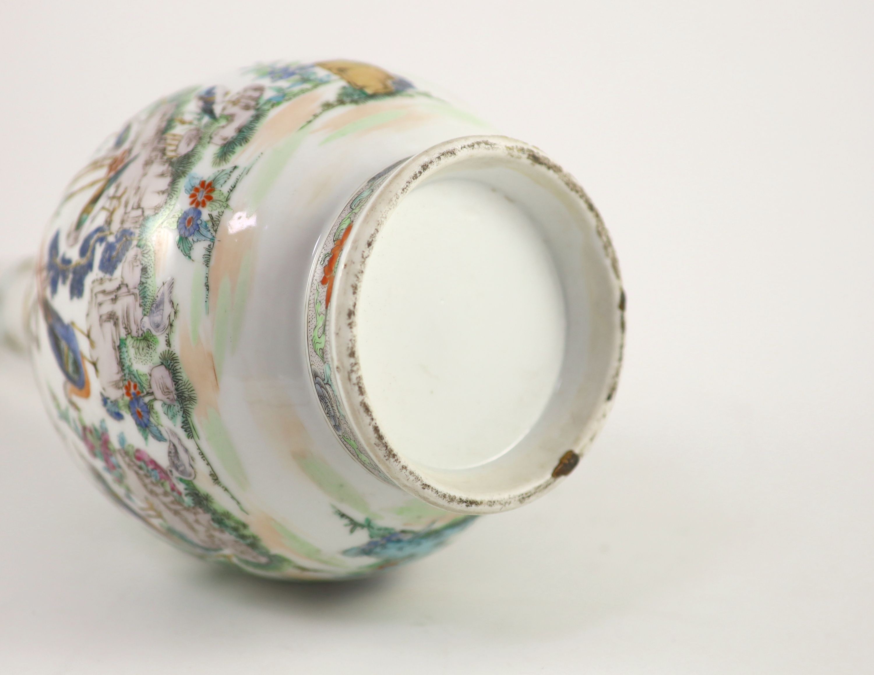 A Chinese famille rose ‘Hundred Birds’ bottle vase, late 19th century, 34.5 cm high